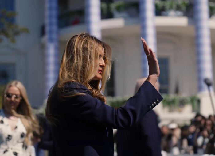 Melania Trump’s Look At White House Easter Egg Roll Reignites Body Double Conspiracy Theory Over Odd Details