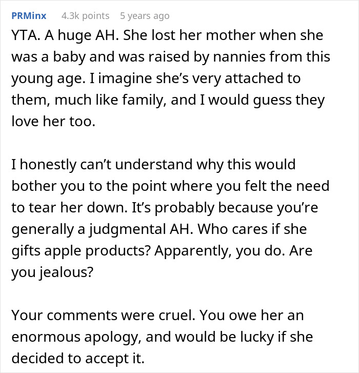 BF Dumped After Laughing At GF Who Was Raised By Nannies, Saying They Were In It For Fat Paycheck