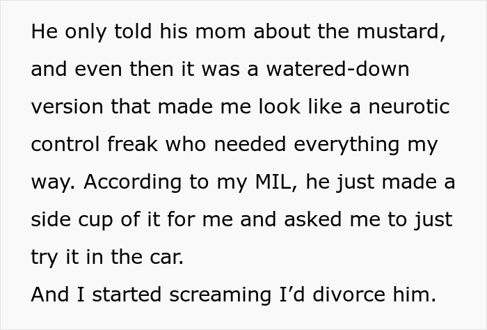 Man Has Outburst Over Wife Not Liking Mustard, She Realizes It Wasn’t About The Condiment At All