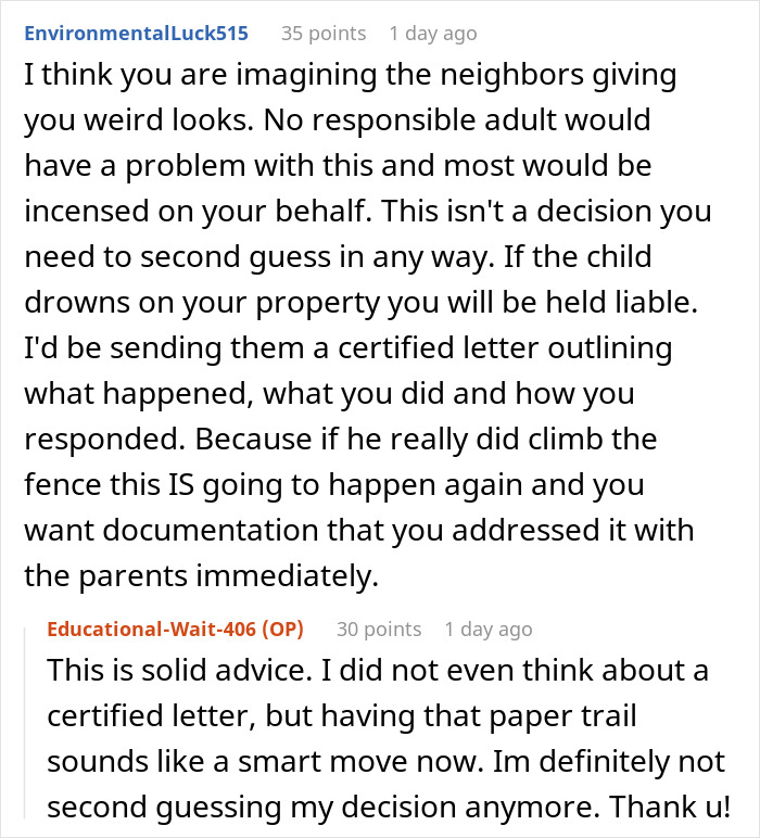 Woman Stops Neighbor’s Child From Using Her Pool Unsupervised, Parents Call Her Cold And Heartless Woman Stops Neighbor’s Child From Using Her Pool Unsupervised, Parents Call Her Cold And Heartless
