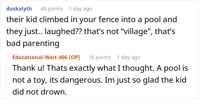 Woman Stops Neighbor’s Child From Using Her Pool Unsupervised, Parents Call Her Cold And Heartless Woman Stops Neighbor’s Child From Using Her Pool Unsupervised, Parents Call Her Cold And Heartless