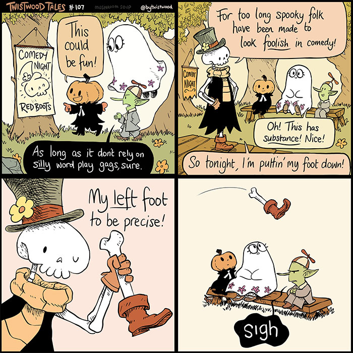 35 ‘Twistwood Tales’ Comics That Are Wholesome On The Surface And Weirdly Real Underneath (New Pics) 35 ‘Twistwood Tales’ Comics That Are Wholesome On The Surface And Weirdly Real Underneath (New Pics)