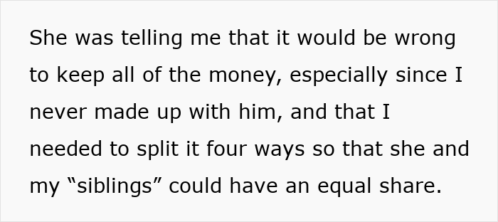 Estranged Dad Leaves Everything To Daughter, Moocher Stepmom Demands She Share Inheritance “Equally”