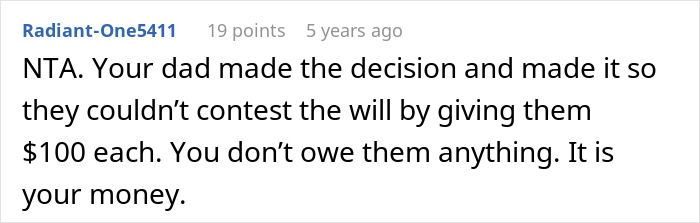 Estranged Dad Leaves Everything To Daughter, Moocher Stepmom Demands She Share Inheritance “Equally”