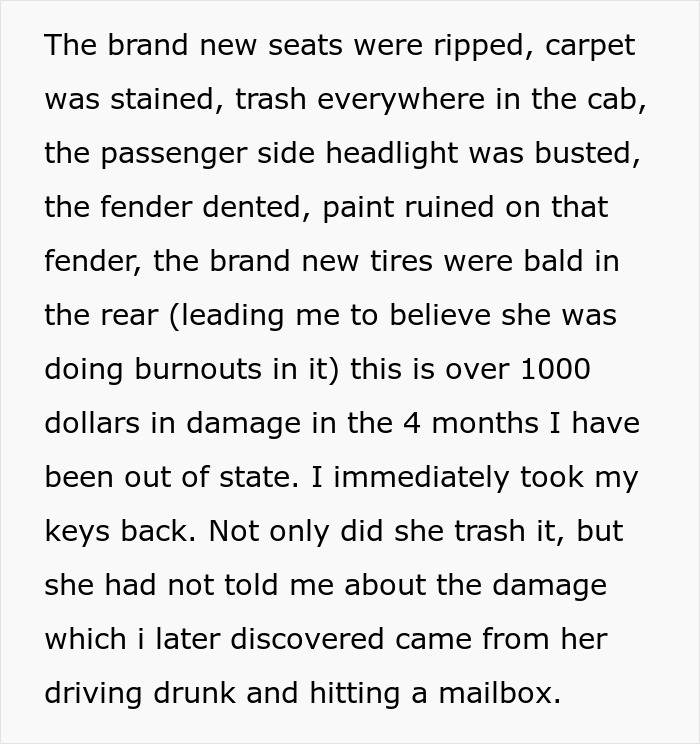 17YO Ruins Bro’s Truck By Driving Drunk, Throws A Fit As He Demands $3.3K To Cover The Damage