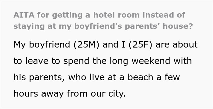 BF&rsquo;s Parents Refuse To Let 25YO Couple Share A Room, Livid When Woman Books Hotel Instead