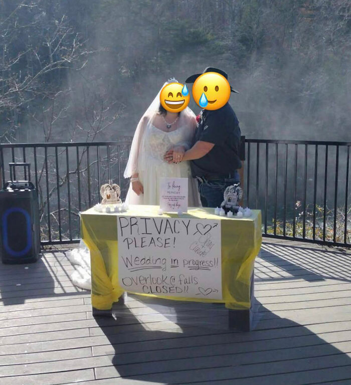 Bride Blocks Off Waterfall At Public Park For Her Wedding, Her Father Then Threatens People Who Complain
