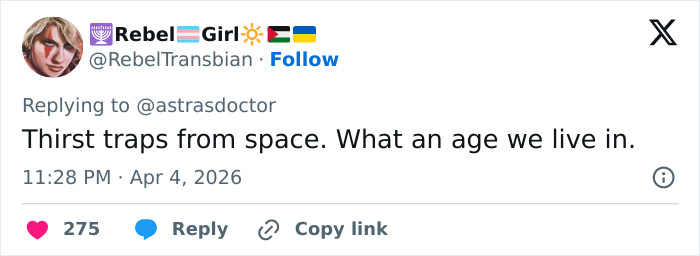 “Thirst Traps From Space”: Astronaut’s Ripped Physique During Moon Mission Sparks Frenzy