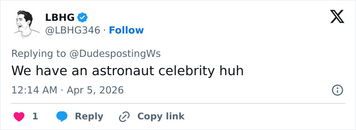 “Thirst Traps From Space”: Astronaut’s Ripped Physique During Moon Mission Sparks Frenzy