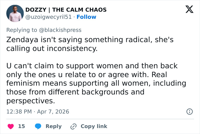 Internet Tears Zendaya Apart After Her Old Remark On Being A Feminist Resurfaces