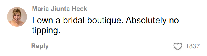 “I Felt Really Icky”: Woman Refuses To Tip For A Wedding Dress, The Internet Sides With Her