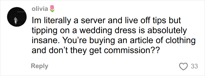 “I Felt Really Icky”: Woman Refuses To Tip For A Wedding Dress, The Internet Sides With Her