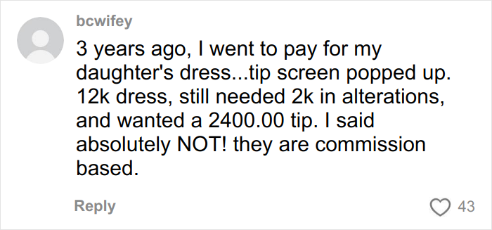 “I Felt Really Icky”: Woman Refuses To Tip For A Wedding Dress, The Internet Sides With Her