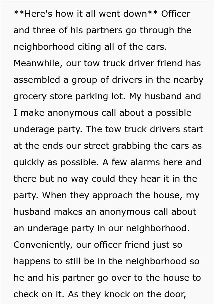 Family Treats Their Street As Their Personal Parking Space, Doesn’t See Neighbor’s Pro Revenge Coming Family Treats Their Street As Their Personal Parking Space, Doesn’t See Neighbor’s Pro Revenge Coming