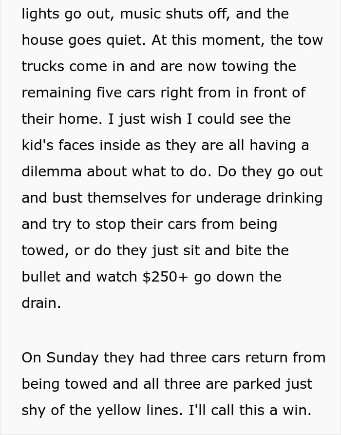 Family Treats Their Street As Their Personal Parking Space, Doesn’t See Neighbor’s Pro Revenge Coming Family Treats Their Street As Their Personal Parking Space, Doesn’t See Neighbor’s Pro Revenge Coming