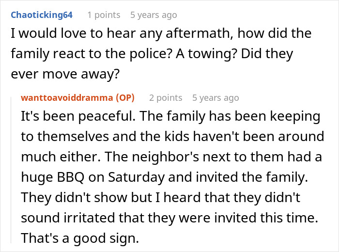 Family Treats Their Street As Their Personal Parking Space, Doesn’t See Neighbor’s Pro Revenge Coming Family Treats Their Street As Their Personal Parking Space, Doesn’t See Neighbor’s Pro Revenge Coming