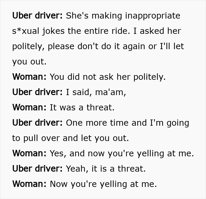 Uber Driver Shares Highly Disgusting And Inappropriate Interaction, Women Shocked They Get Reported