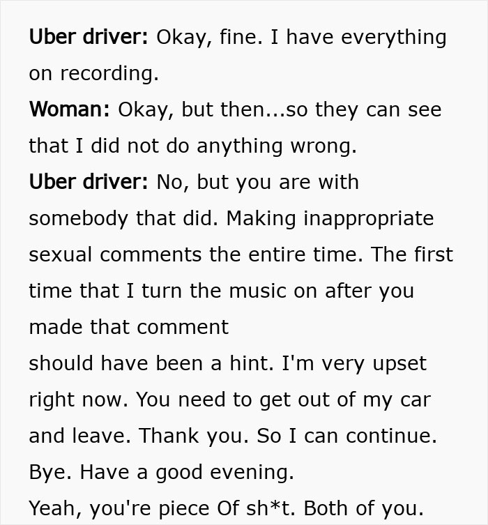 Uber Driver Shares Highly Disgusting And Inappropriate Interaction, Women Shocked They Get Reported