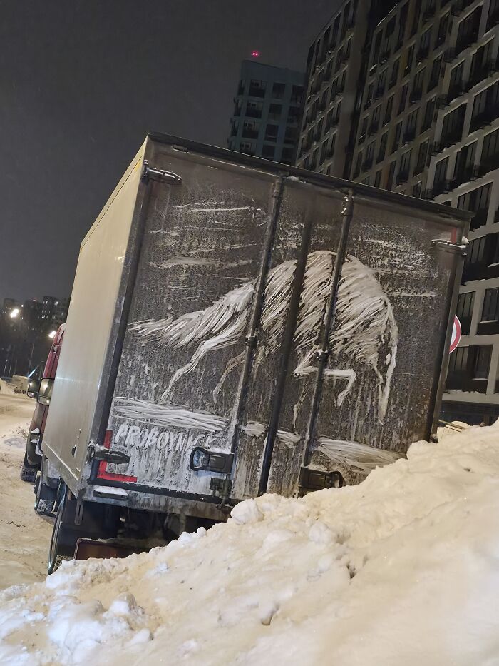 Owners Of Dirty Trucks Find Amazing Drawings On Their Vehicles Left By This Artist (40 New Pics)