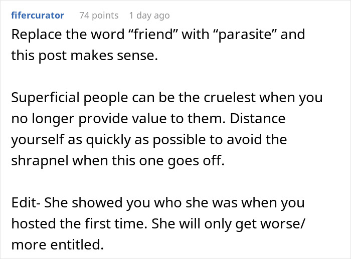 &ldquo;Replace The Word &lsquo;Friend&rsquo; With A &lsquo;Parasite&rsquo;&rdquo;: Woman Reevaluates Her Friendship After Feeling Used By A Friend