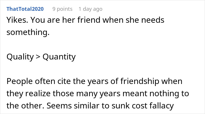&ldquo;Replace The Word &lsquo;Friend&rsquo; With A &lsquo;Parasite&rsquo;&rdquo;: Woman Reevaluates Her Friendship After Feeling Used By A Friend