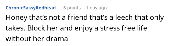 &ldquo;Replace The Word &lsquo;Friend&rsquo; With A &lsquo;Parasite&rsquo;&rdquo;: Woman Reevaluates Her Friendship After Feeling Used By A Friend