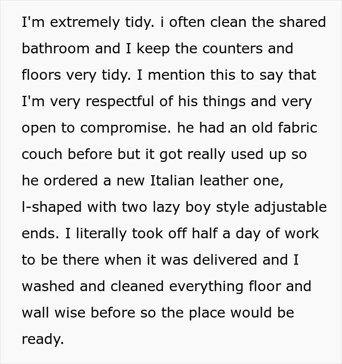 Guy Buys A Fancy Couch With A Side Of Rules, Roomie Feels Like It&rsquo;s A Museum Piece She Can&rsquo;t Touch