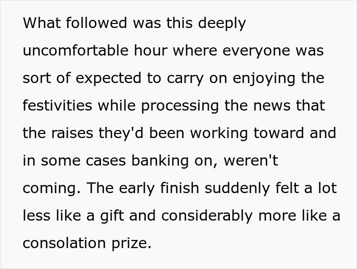 Company Celebrates Staff With Balloons And Lunch, Then Announces Nobody Is Getting A Raise Company Celebrates Staff With Balloons And Lunch, Then Announces Nobody Is Getting A Raise