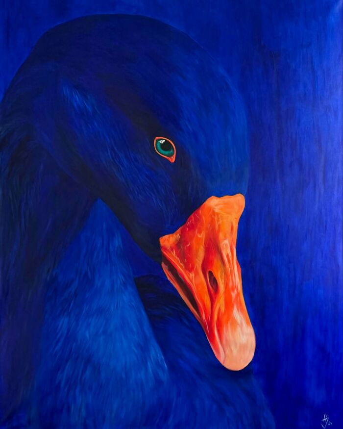 26 Surreal Goose Paintings By Ivanka Nechyporuk That Feel Playful And Unsettling At Once