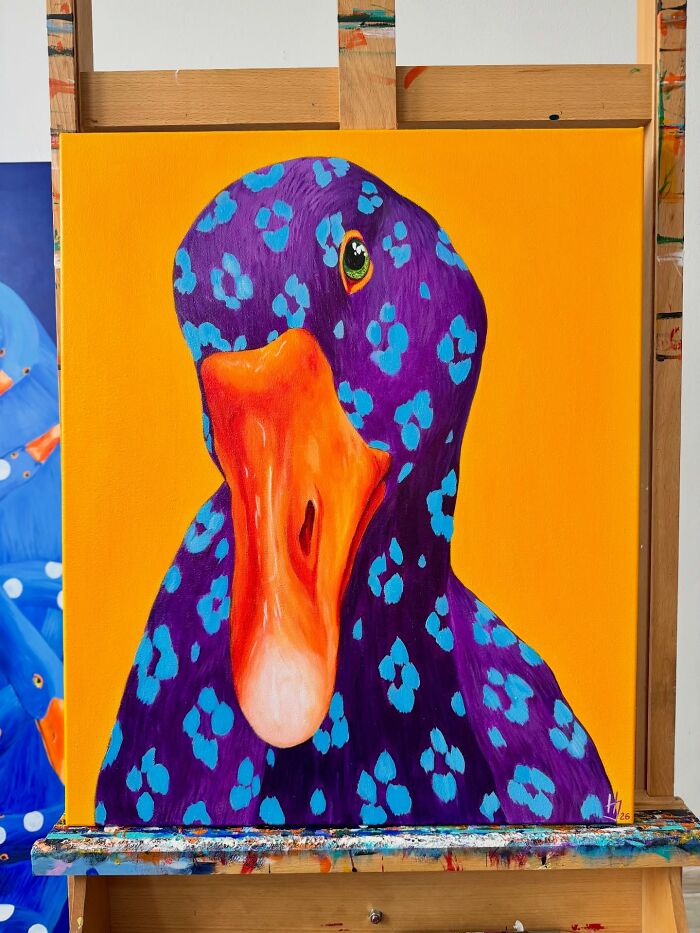 26 Surreal Goose Paintings By Ivanka Nechyporuk That Feel Playful And Unsettling At Once