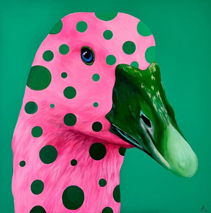 26 Surreal Goose Paintings By Ivanka Nechyporuk That Feel Playful And Unsettling At Once