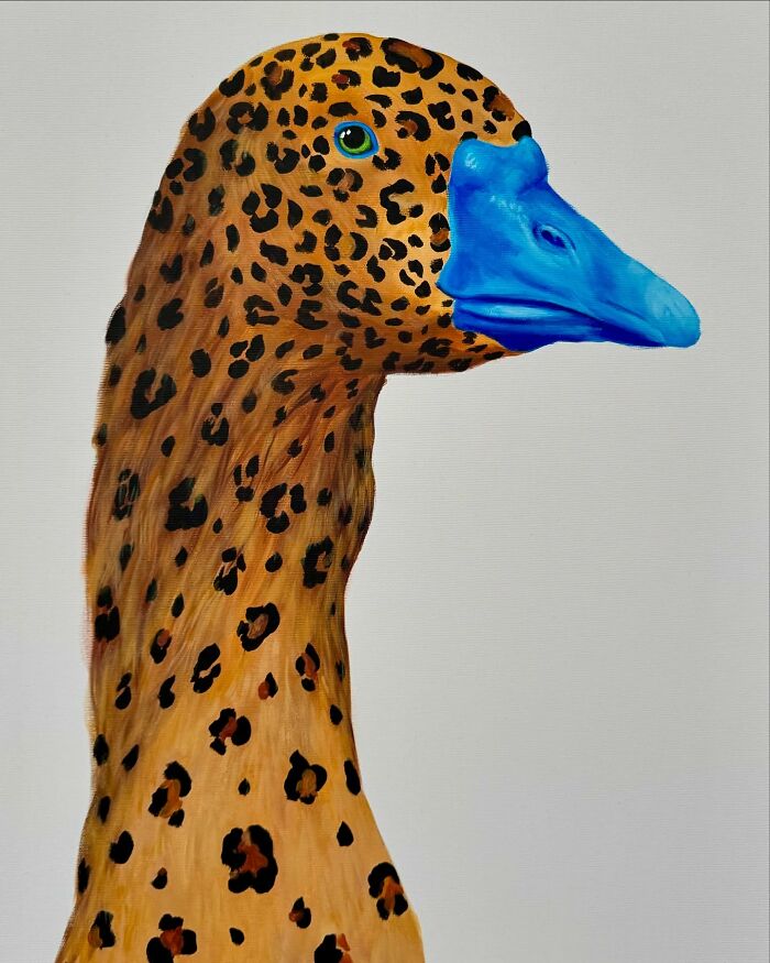 26 Surreal Goose Paintings By Ivanka Nechyporuk That Feel Playful And Unsettling At Once