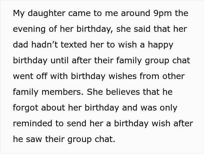 Teen Confronts Dad After He Forgot Her B-Day, His Response Makes Her Not Want To Talk To Him Ever Again