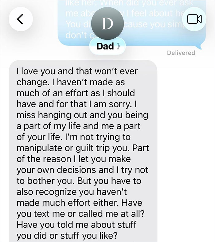 Teen Confronts Dad After He Forgot Her B-Day, His Response Makes Her Not Want To Talk To Him Ever Again
