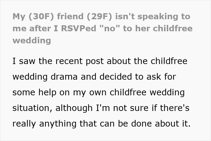 Mom RSVPs &lsquo;No&rsquo; To Childfree Wedding An 12-Hour Flight Away, Bride Takes It Personally