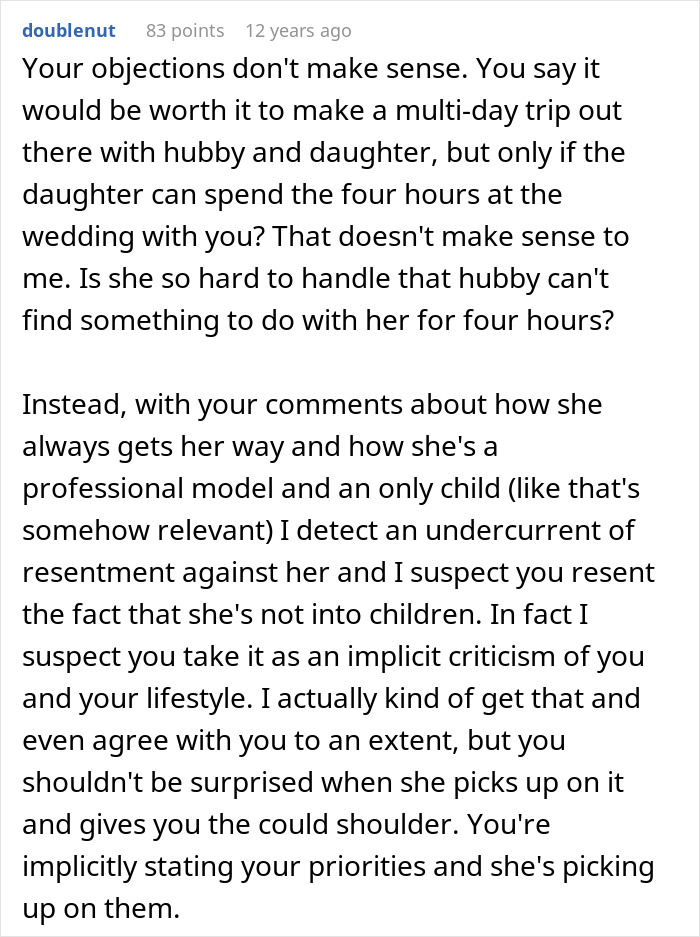 Mom RSVPs &lsquo;No&rsquo; To Childfree Wedding An 12-Hour Flight Away, Bride Takes It Personally