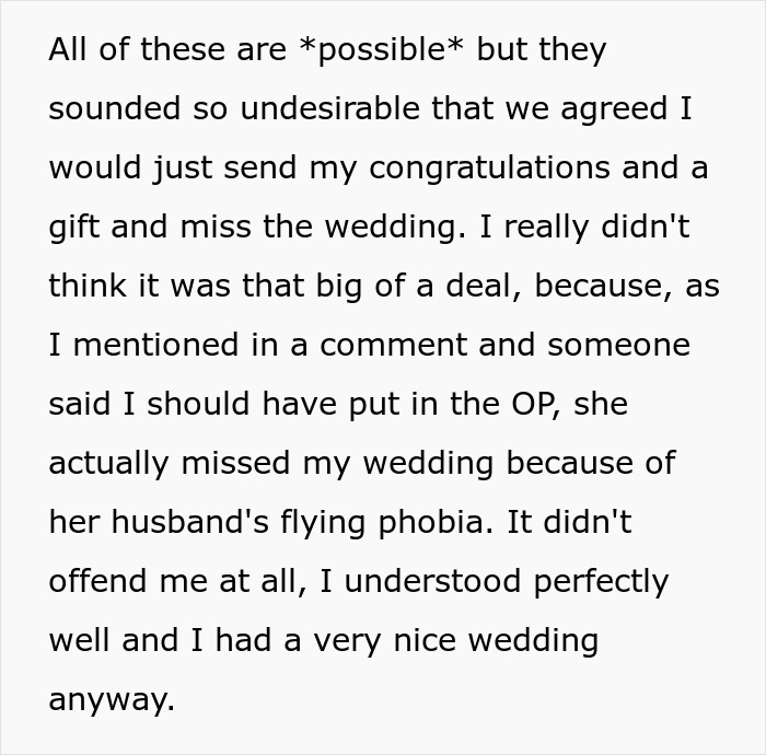 Mom RSVPs &lsquo;No&rsquo; To Childfree Wedding An 12-Hour Flight Away, Bride Takes It Personally