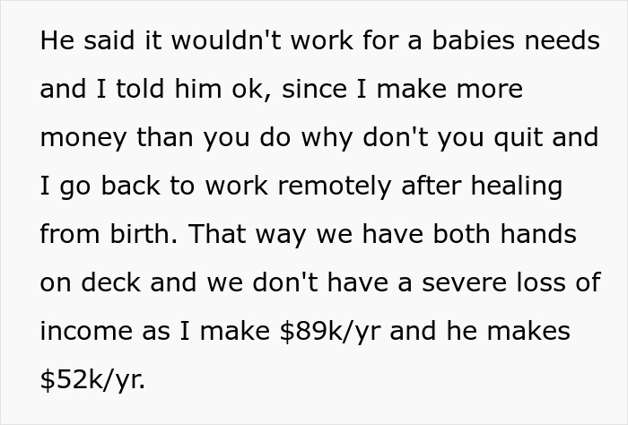 Man Calls Wife Selfish For Refusing To Become A SAHM While Cheating On Her The Entire Time