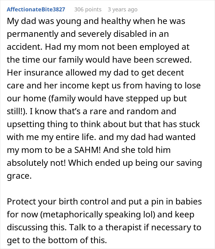 Man Calls Wife Selfish For Refusing To Become A SAHM While Cheating On Her The Entire Time