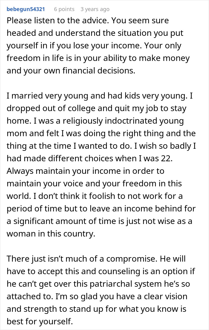 Man Calls Wife Selfish For Refusing To Become A SAHM While Cheating On Her The Entire Time