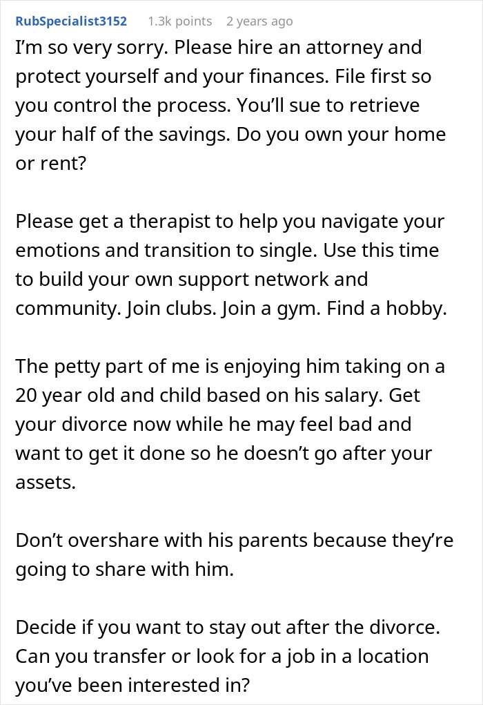 Man Calls Wife Selfish For Refusing To Become A SAHM While Cheating On Her The Entire Time