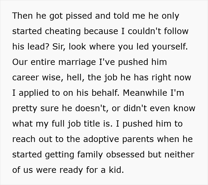 Man Calls Wife Selfish For Refusing To Become A SAHM While Cheating On Her The Entire Time