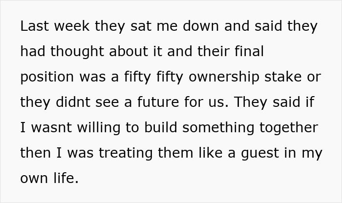 Greedy Partner Wants A 50/50 Stake In A Company They Didn&rsquo;t Build, Ends Up With 0% And A Breakup