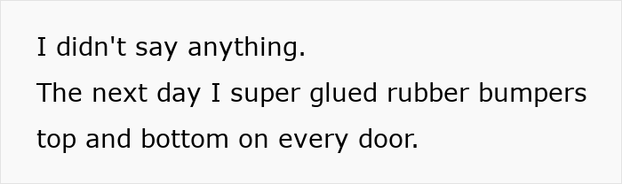 Man Sick Of Hearing Cabinets Slam For 5 Years, Wife Livid When He Superglues Rubber On Them