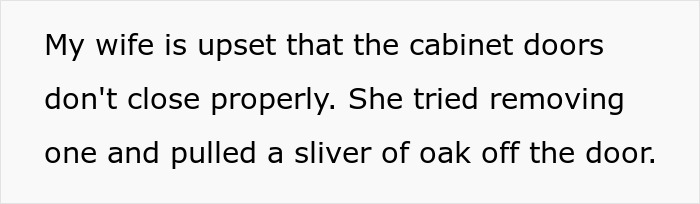 Man Sick Of Hearing Cabinets Slam For 5 Years, Wife Livid When He Superglues Rubber On Them