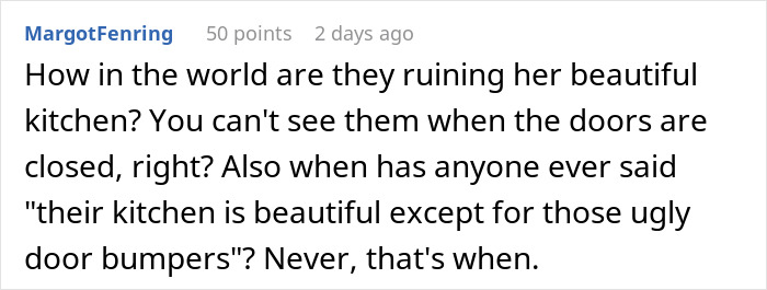 Man Sick Of Hearing Cabinets Slam For 5 Years, Wife Livid When He Superglues Rubber On Them