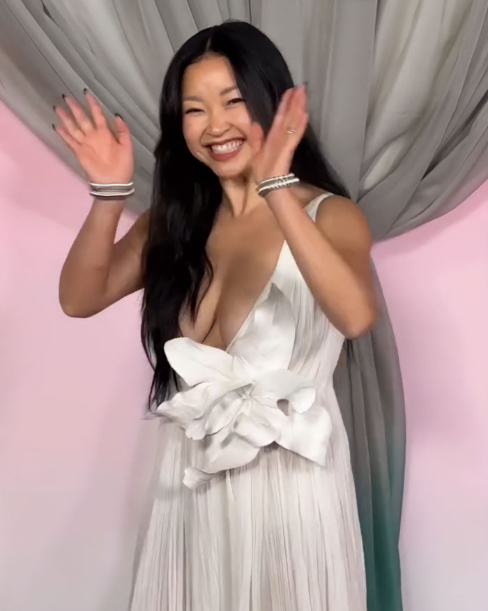 Lana Condor&rsquo;s “Bold Choice” For Award Show Red Carpet Sparks Body-Shaming Debate