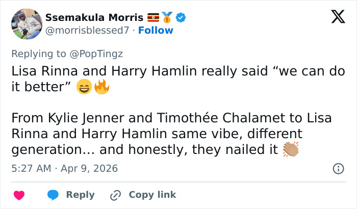 Lisa Rinna And Harry Hamlin Go Viral With Funny Recreation Of Kylie Jenner And Timoth&eacute;e Chalamet’s Beach Pics