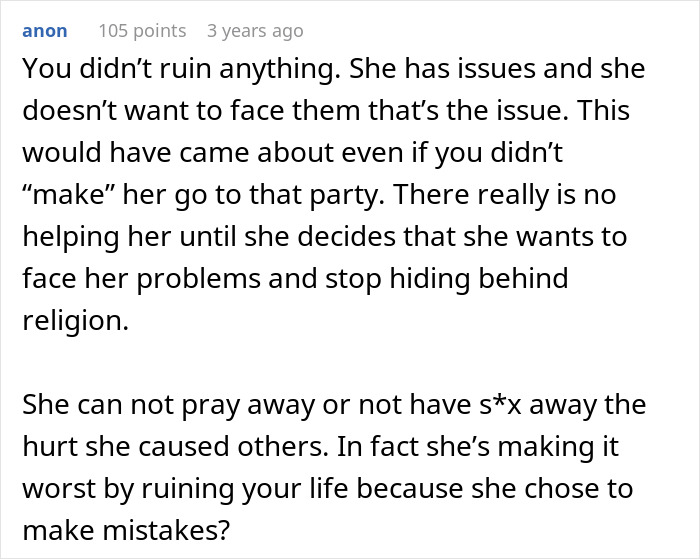 Woman Takes Vow Of Celibacy &ldquo;To Repent For Her Sins&rdquo; After Husband Forced Her To Go To A Party