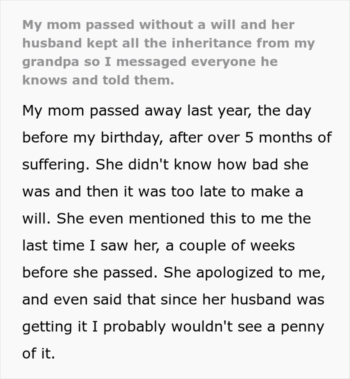 Man Regrets Leading Stepdaughter On About Inheritance After She Finds A Way To Ruin His Reputation